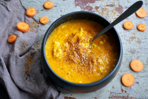 Low Carb Curry Suppe - Paleo & Vegan