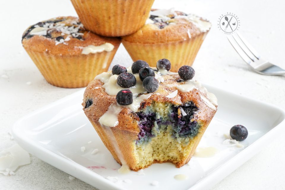 Low Carb Blaubeer Muffins Nussfrei und Paleo LowcarbBackrezepte.de