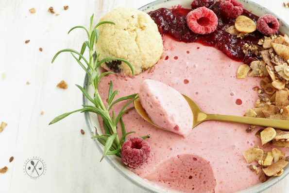 Himbeer-Rosmarin Mousse