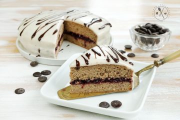 Low Carb Vanillepudding-Torte