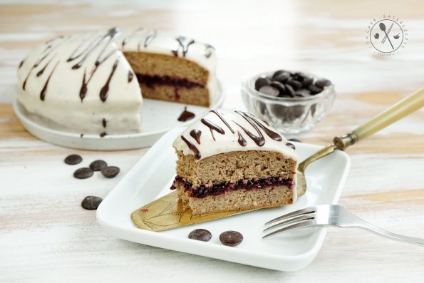 Low Carb Vanillepudding-Torte